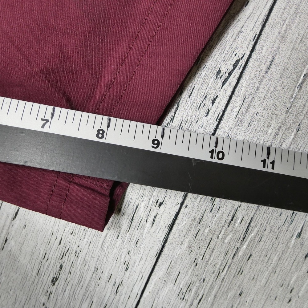 Eddie Bauer Shorts Womens 8 Lot Of 2 Black Burgundy‎ Bermuda Hiking Cuffed - Picture 13 of 13